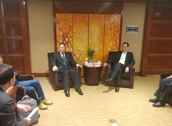 陈远东主席率团访问锦州并会见市委书记王明玉